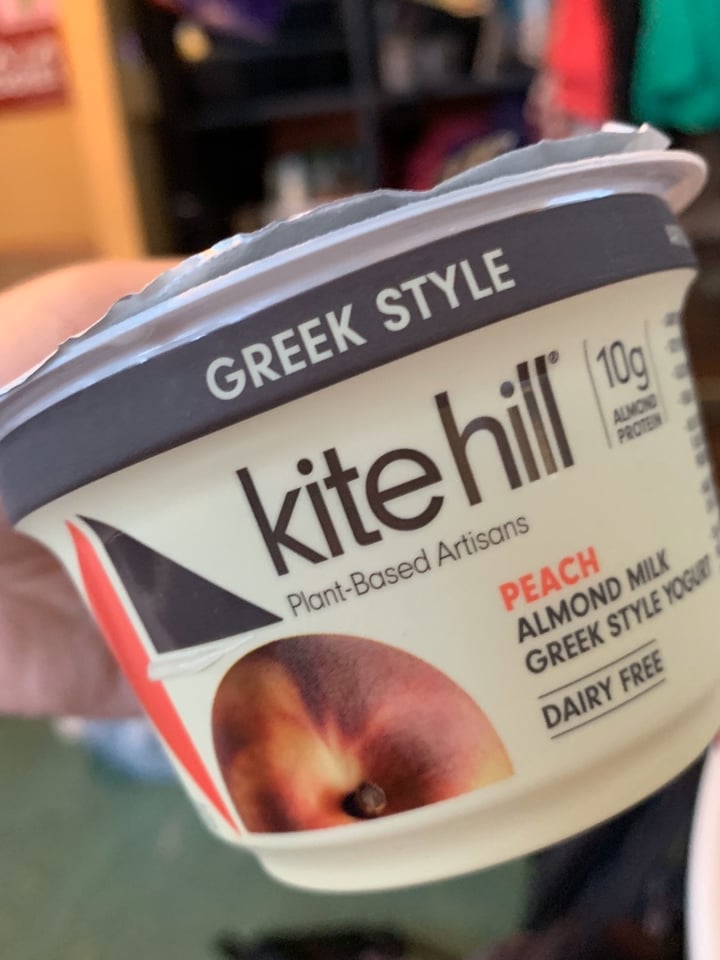 Kite Hill Peach Almond Milk Greek Style Yogurt Review abillion