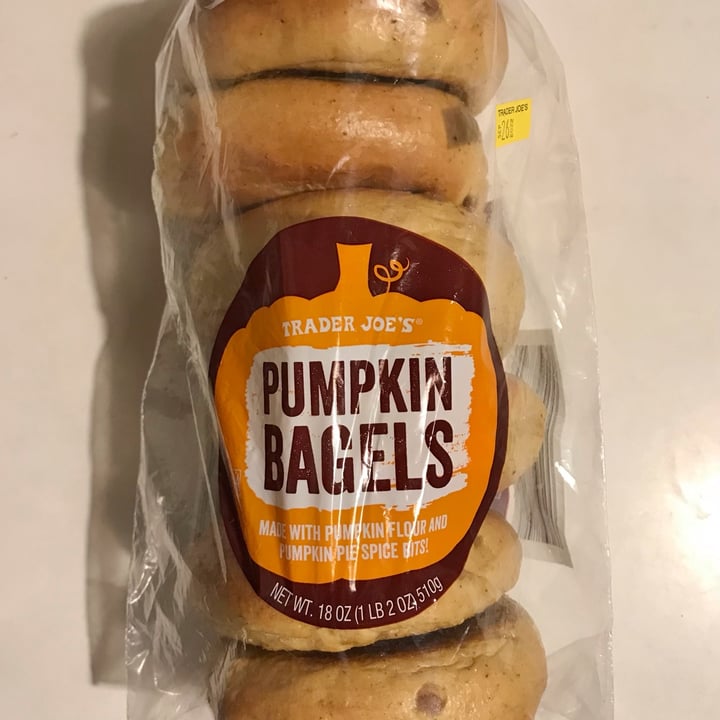 Trader Joe's Pumpkin Bagels Review abillion