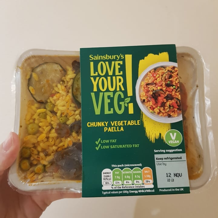 Sainsbury's Chunky Vegetable Paella Reviews abillion