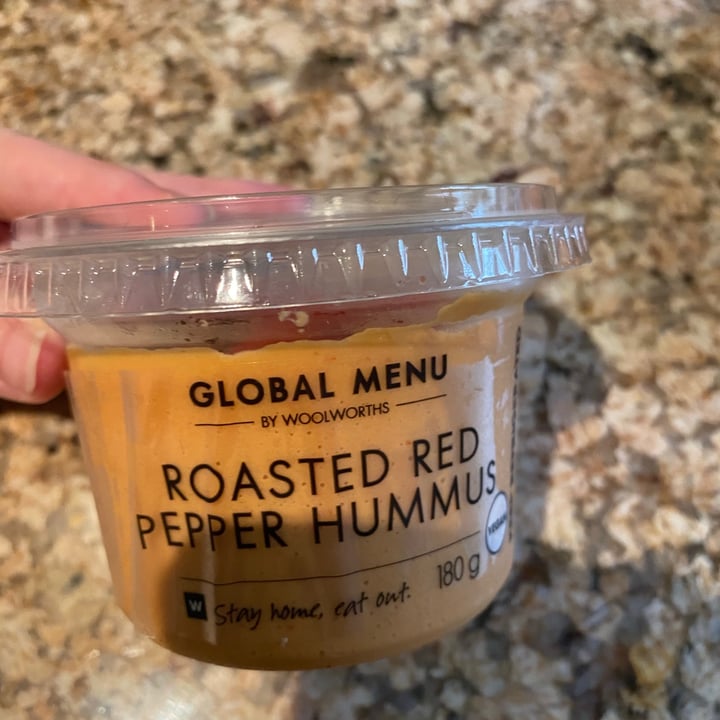 Woolworths Food Roasted red pepper hummus Review abillion