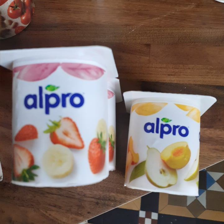 Alpro 2X Strawberry & Banana 2X Peach & Pear Yogurt Review abillion