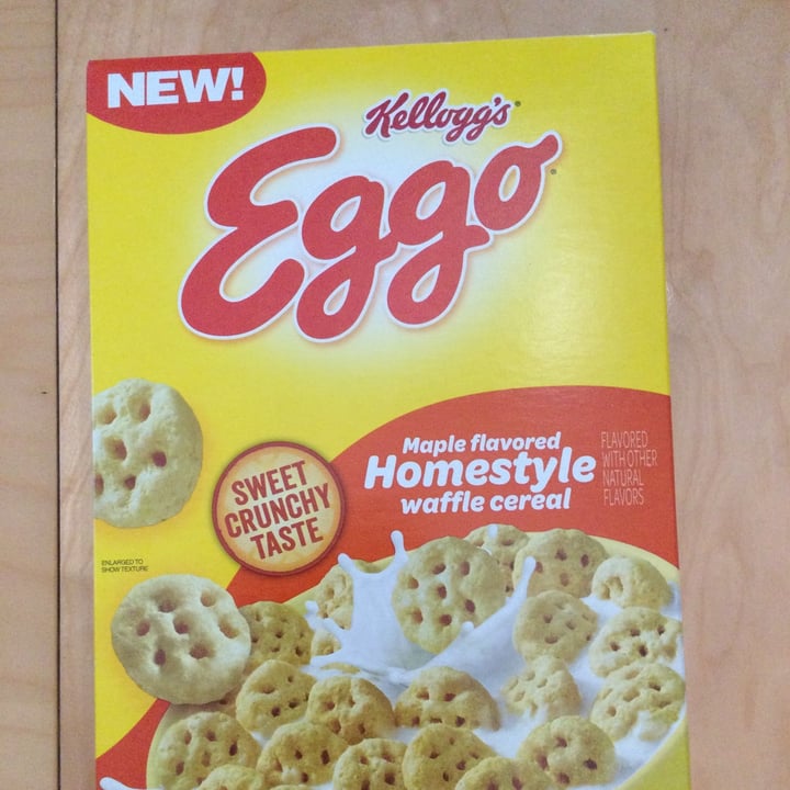 Kellogg Eggo Maple flavoured waffle cereal Review abillion