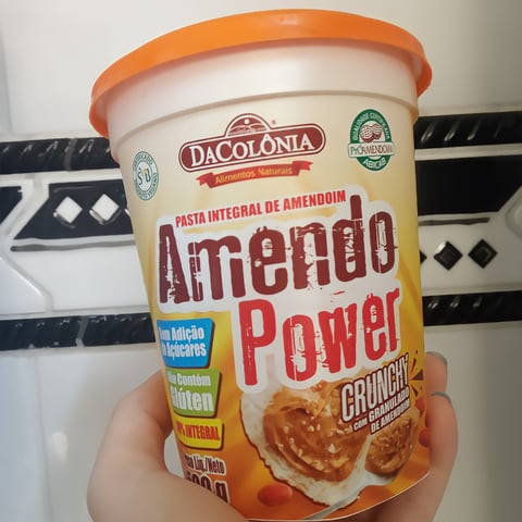 DaColônia, Pasta integral De Amendoim Amendo Power, cream, dairy alternatives, food, review