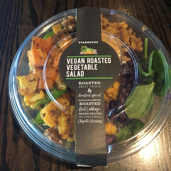 Starbucks Coffee United Kingdom Vegan roasted vegetable salad Review