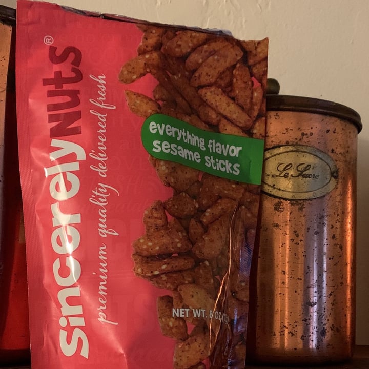 Sincerely Nuts sesame sticks everything flavor Review abillion