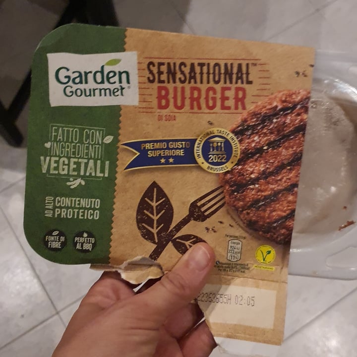photo of Garden Gourmet burger sensational shared by @elibratti on  31 Oct 2022 - review