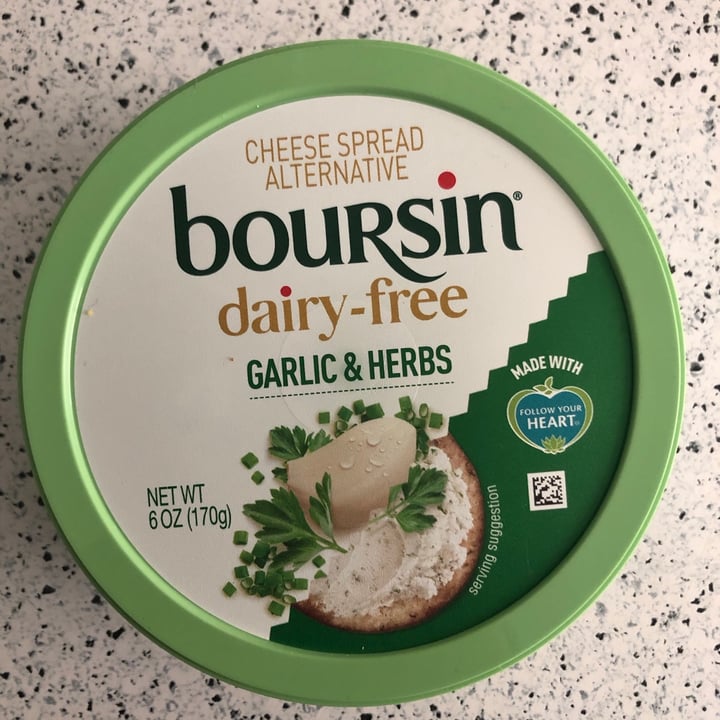 Boursin Boursin dairy free Garlic and Herbs Review abillion