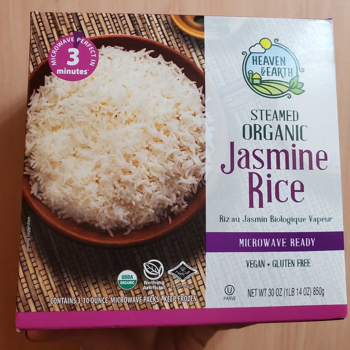 Heaven and Earth Steamed Organic Jasmine Rice Review | abillion