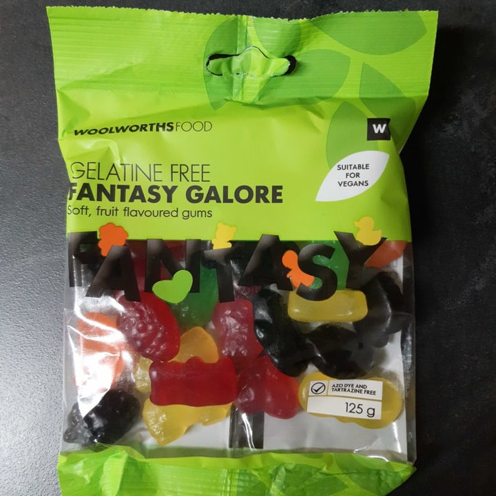 Woolworths Food Gelatine Free Fantasy Galore Soft Fruit Flavoured Gums