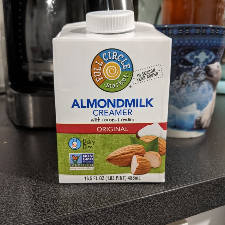Full Circle Market Almond milk Creamer with coconut cream Original