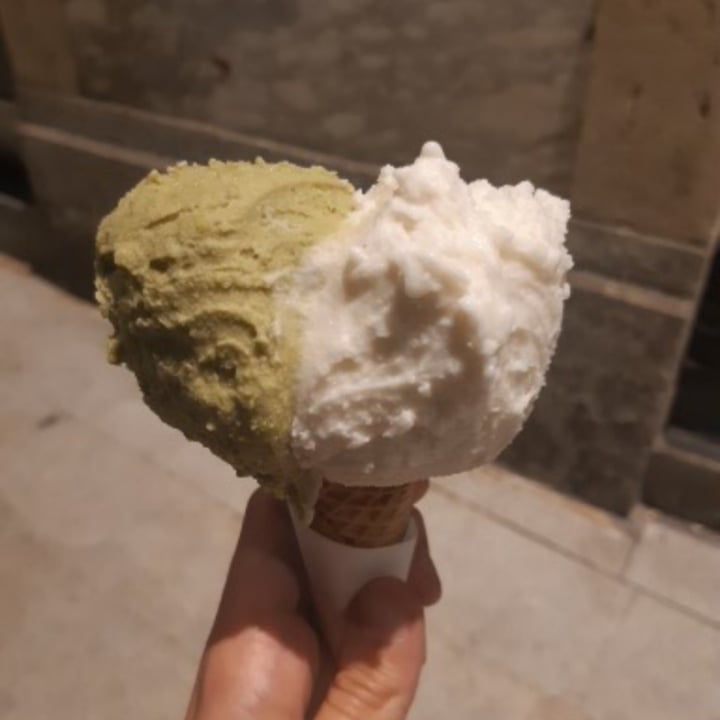Vanilla Prelibata Gelateria Legnano, Italy Gelato Gusto Mandorla Review