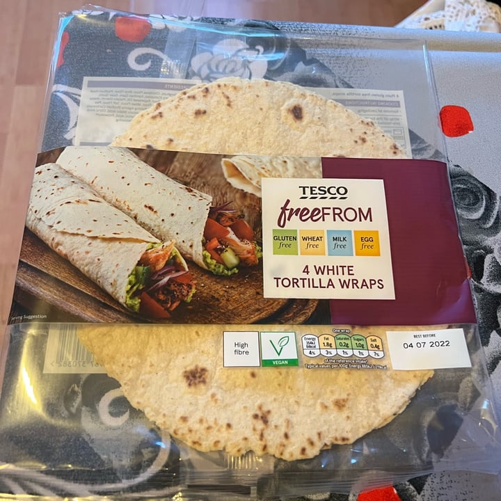 Tesco 4 White Tortilla Wraps Free from Reviews abillion