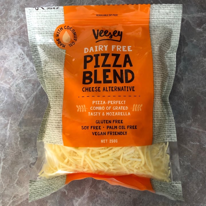 Veesey Dairy Free Pizza blend cheese alternative Review abillion