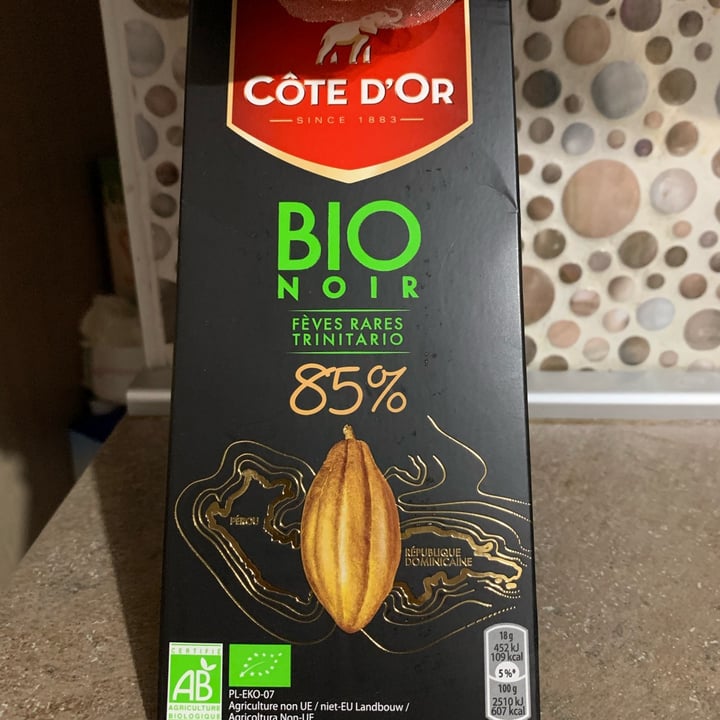 Côte d'or Chocolate bio 85 Review abillion