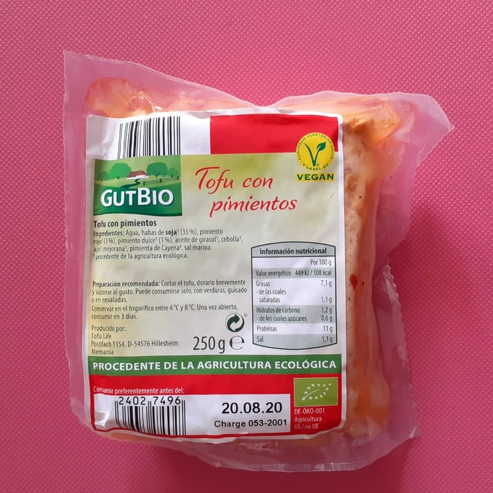 GutBio Tofu Con Pimientos Review abillion