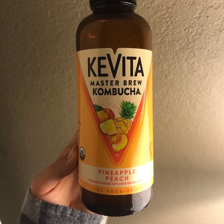KeVita MASTER BREW KOMBUCHA Pineapple Peach Reviews abillion
