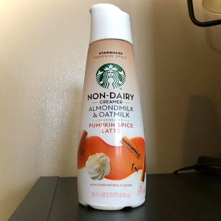 Starbucks NonDairy Creamer Almondmilk and Oatmilk Pumpkin Spice Latte