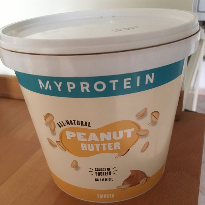 MyProtein All Natural Peanut Butter Original Smooth No Added Sugar