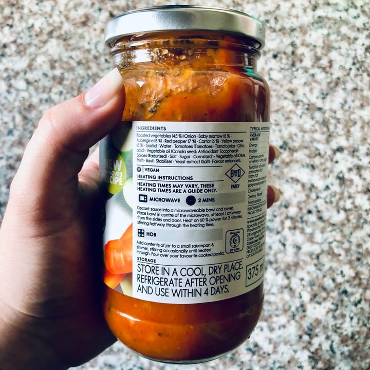 Woolworths Food Roasted vegetable pasta sauce Review abillion