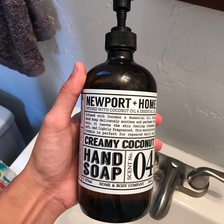 Newport + Home Creamy Coconut Hand Soap Review abillion