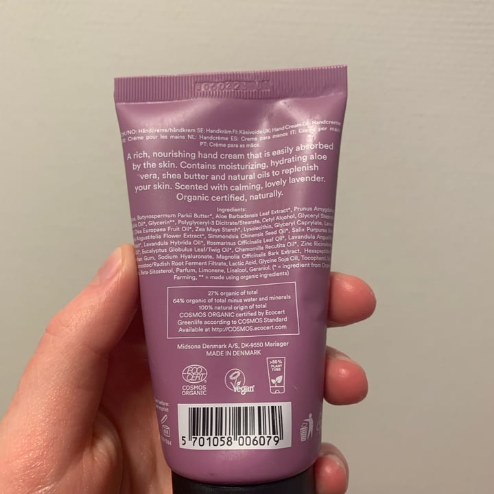 Urtekram Hand Cream Lavender Review abillion
