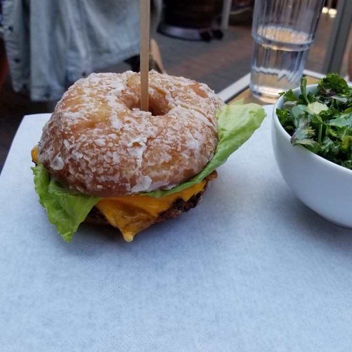 Virtuous Pie Downtown, Victoria, Canada The Ultimate Donut Sandwich