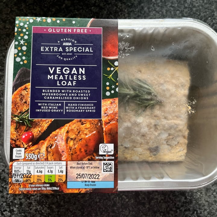 Asda extra special Vegan Meatless Loaf Review abillion