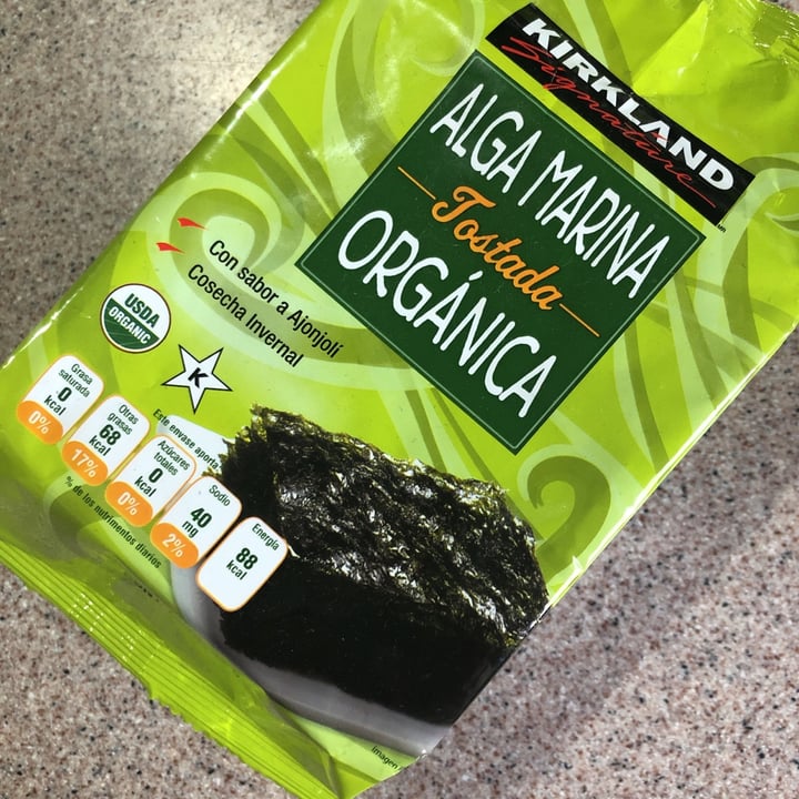 Kirkland Signature Organic Roasted Seaweed Snack Review abillion