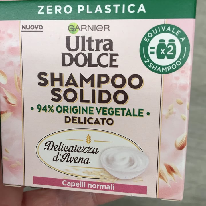 Garnier Fructis Ultra dolce shampoo solido delicatodelicatezza d'avena
