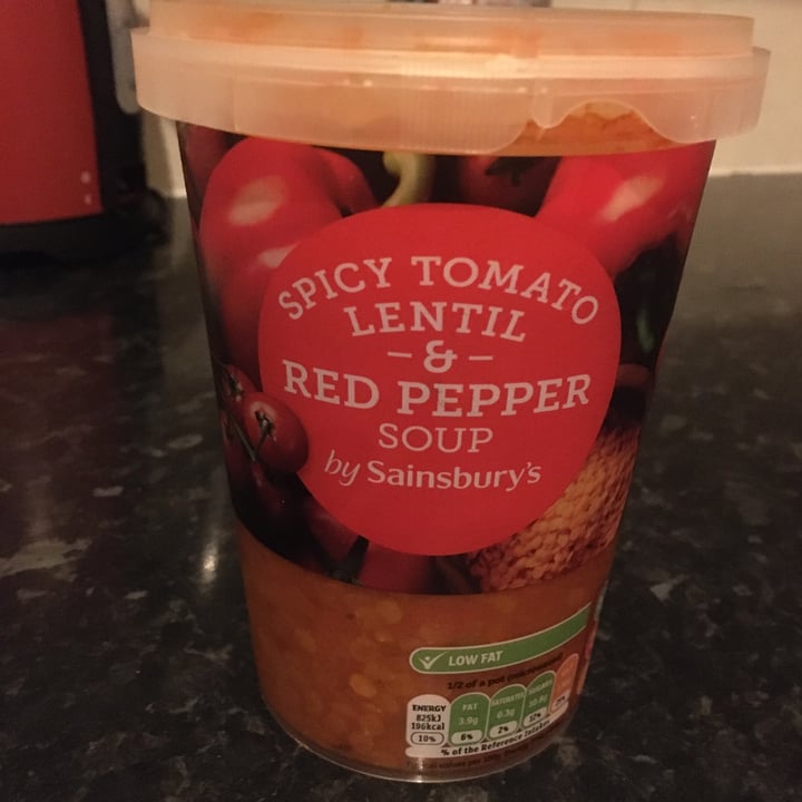 Sainsbury's Spicy Tomato, Lentil & Red Pepper Soup Review abillion