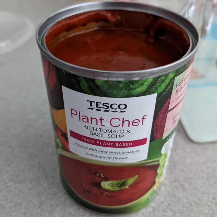 Tesco Plant Chef Rich Tomato & Basil Soup Review abillion