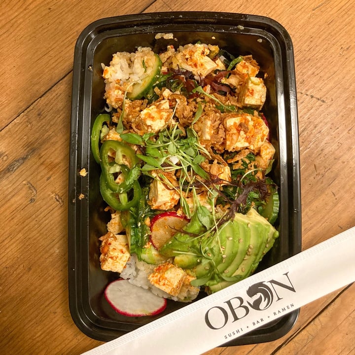 Obon Sushi Bar Ramen Downtown, Tucson, United States Vegan Poke Bowl