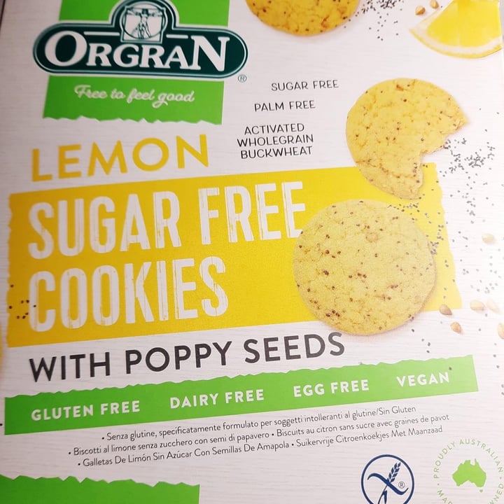 Orgran Lemon sugar free cookies Review abillion