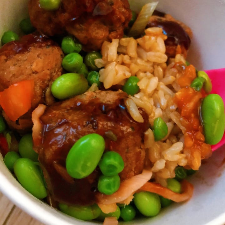 itsu United Kingdom meatless meatballs rice’bowl Review abillion