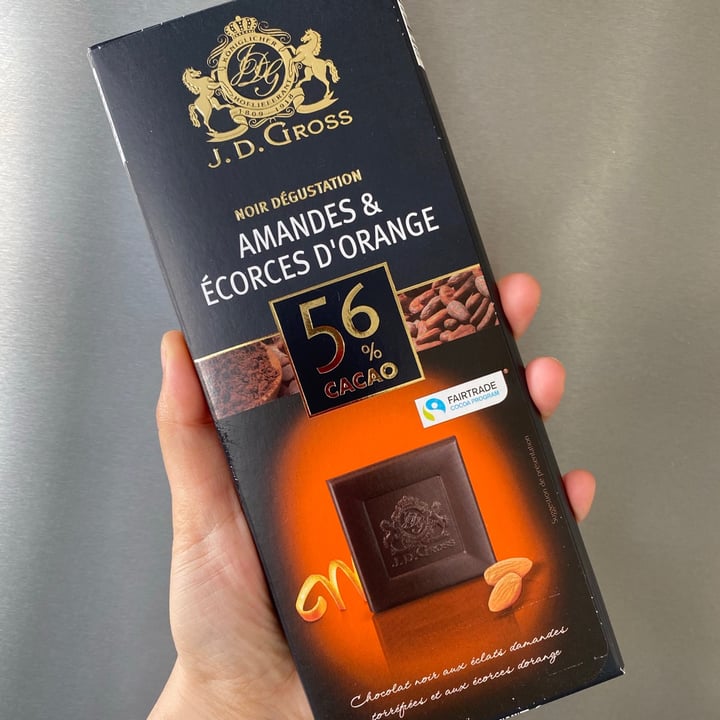 J. D. Gross Almond & Orange 56 cacao Review abillion
