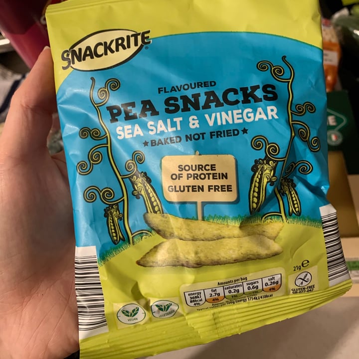 SnackRite Salt and Vinegar pea snacks Review abillion