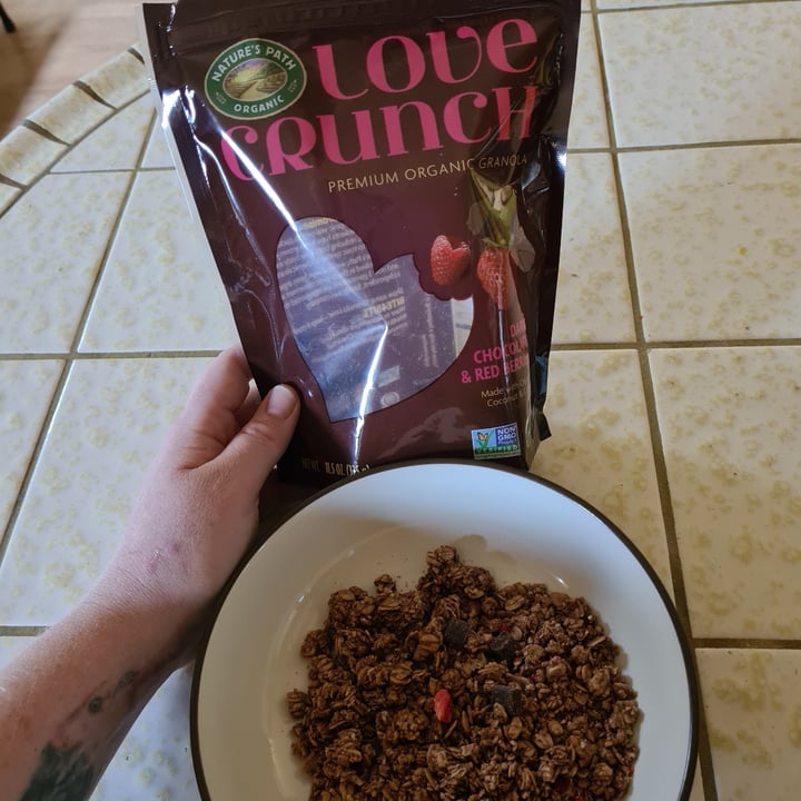 Nature's Path Foods Love crunch granola dark chocolate and red