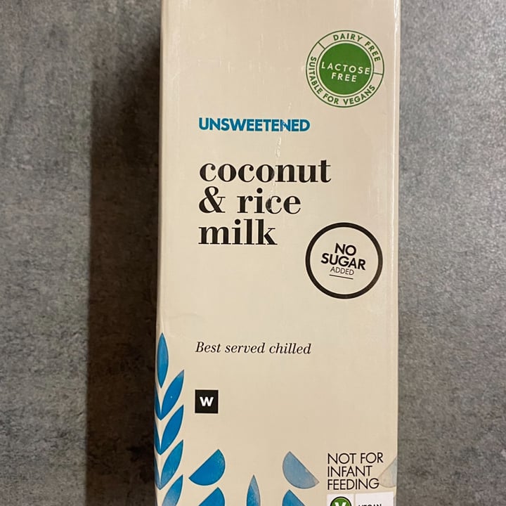 Woolworths Food Unsweetened Coconut & Rice Milk Review abillion