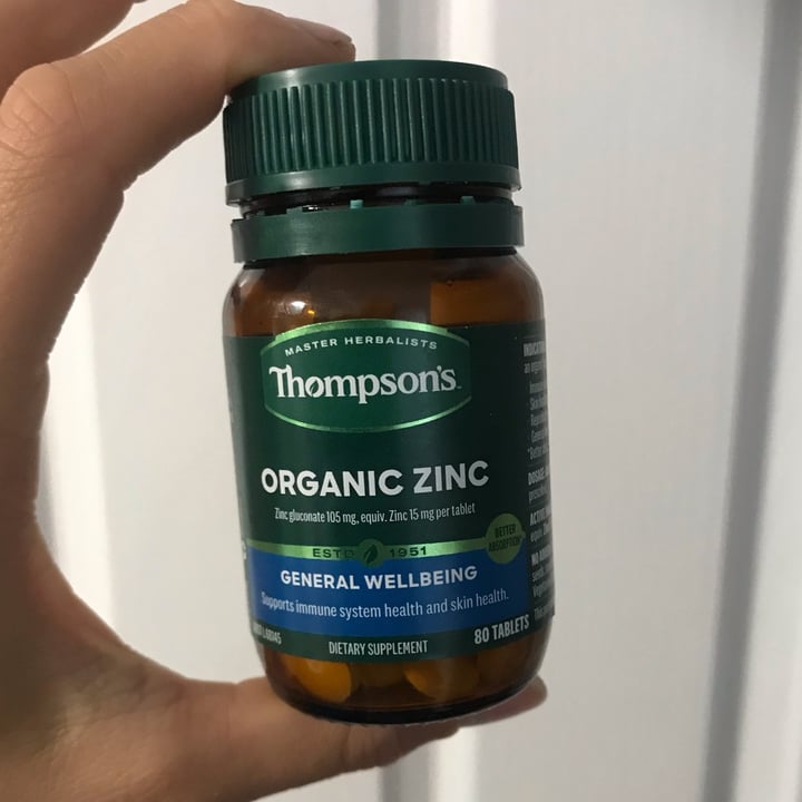 Thompson’s Organic Zinc Review abillion