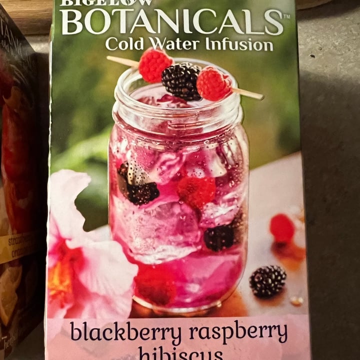Bigelow Blackberry Raspberry Hibiscus Botanicals Cold Water Fusion