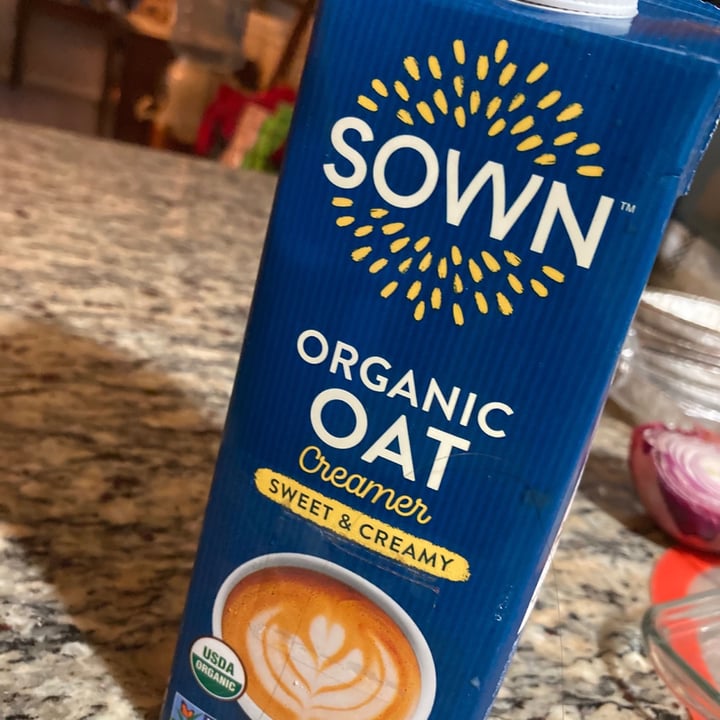 Sown Organic Oat Creamer, Sweet and Creamy Review abillion