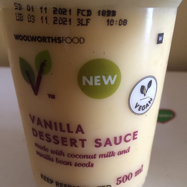 Woolworths Food Vanilla dessert sauce Review abillion