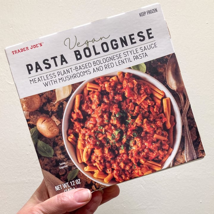Trader Joe's Vegan Pasta Bolognese Review abillion
