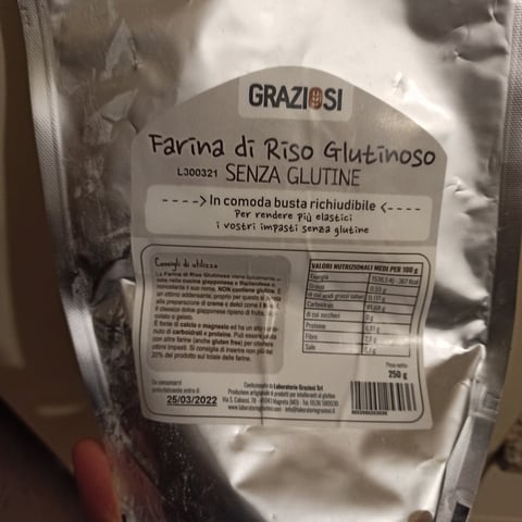 Graziosi Farina di riso glutinoso - senza glutine Reviews | abillion
