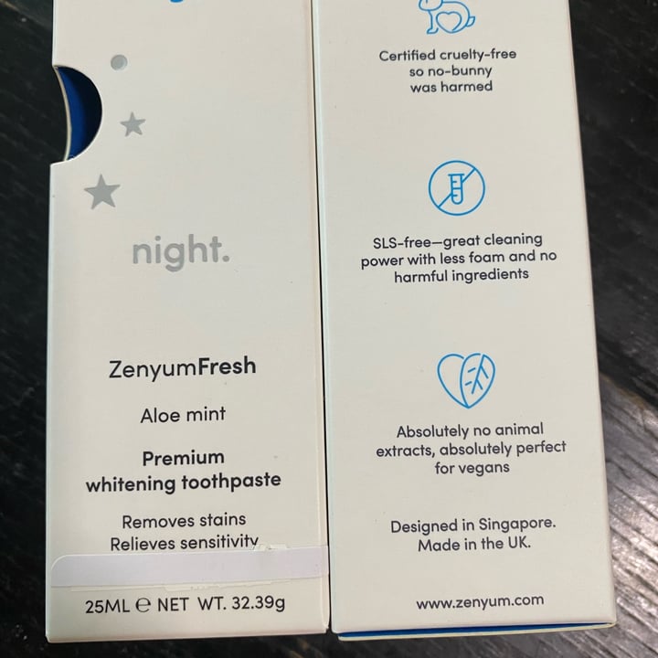 Zenyum Whitening Toothpaste Night Reviews abillion