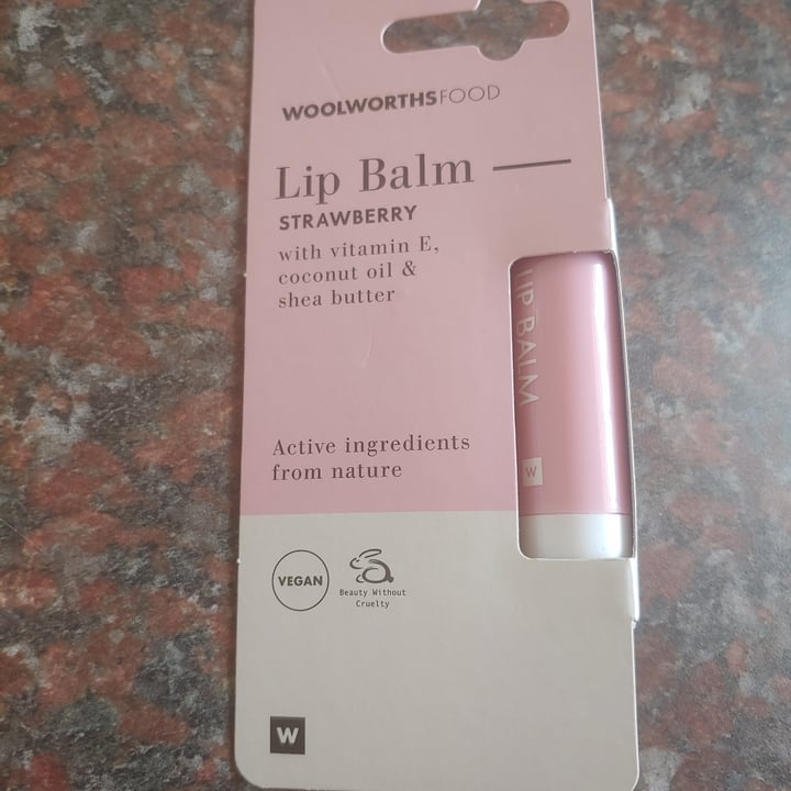 Woolworths Lip balm strawberry Review abillion