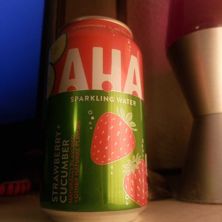 AHA Strawberry & Cucumber Sparkling Water Review abillion
