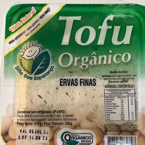 Sitio boa esperança, Tofu Orgânico Ervas Finas, cheese, dairy alternatives, food, review