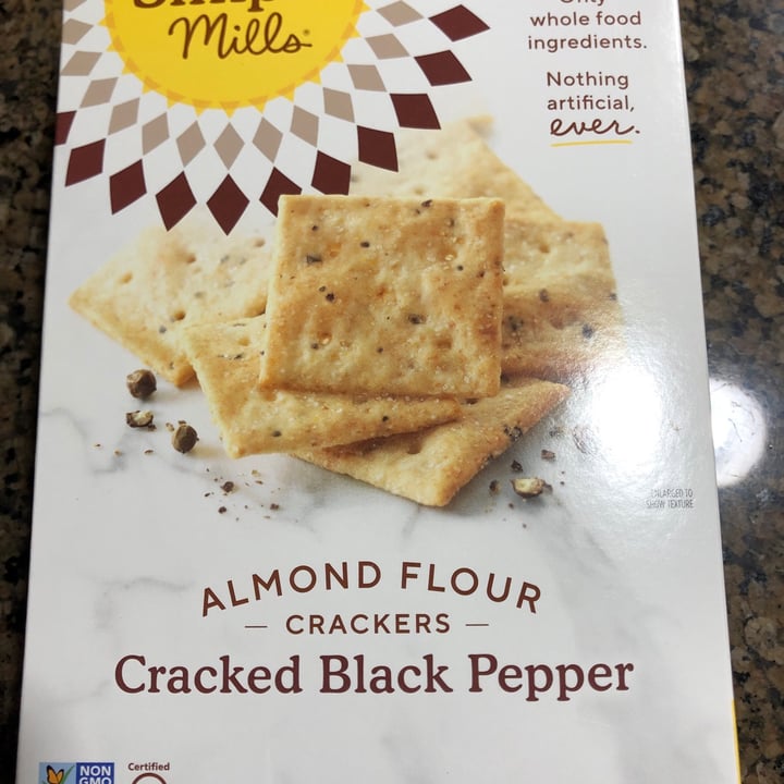 Simple Mills Almond Flour Cracked Black Pepper Crackers Review abillion