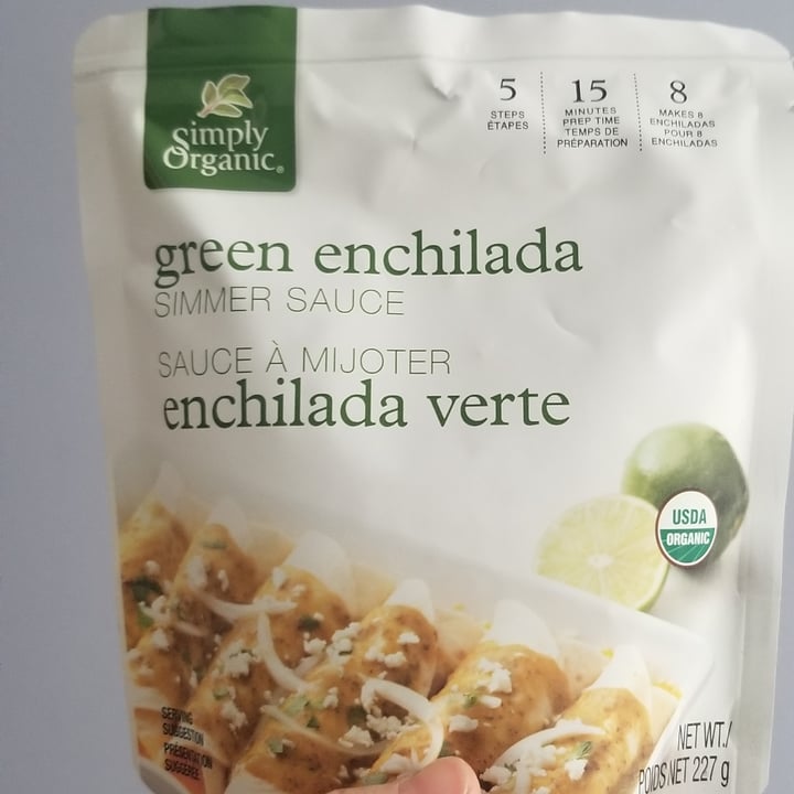 Simply Organic Green Enchilada Simmer Sauce Review abillion